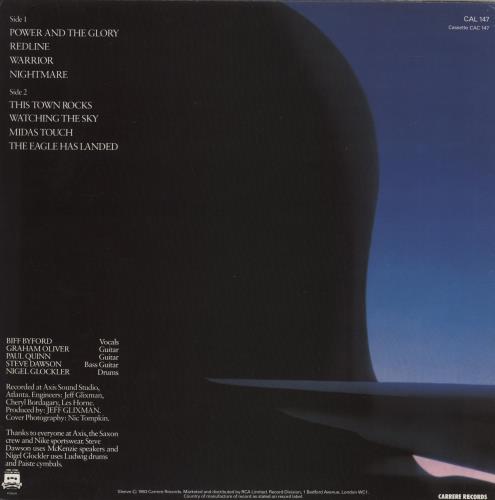 Saxon Power & The Glory vinyl LP album (LP record) UK SAXLPPO366041