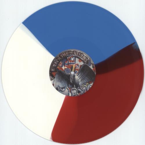 Saxon Rock The Nations - Tri-Colour Vinyl - Opened Shrink vinyl LP album (LP record) UK SAXLPRO720825