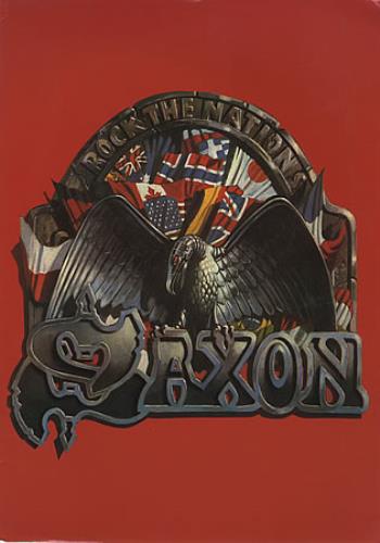 Saxon Rock The Nations Tour 86-87 tour programme UK SAXTRRO153235