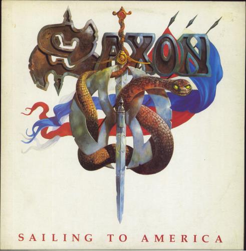 Saxon Sailing To America 12" vinyl single (12 inch record / Maxi-single) UK SAX12SA34349