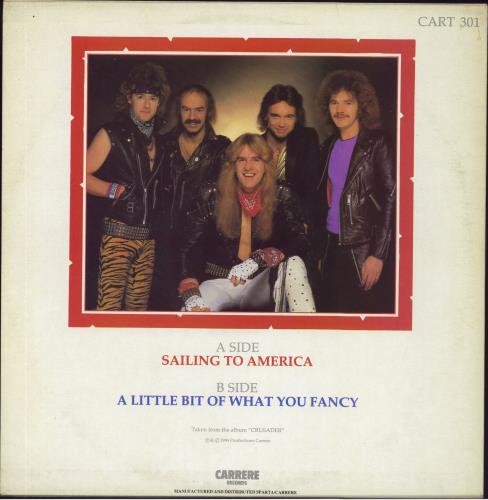 Saxon Sailing To America 12" vinyl single (12 inch record / Maxi-single) UK SAX12SA34349