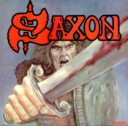 Saxon Saxon - Autographed vinyl LP album (LP record) UK SAXLPSA436121