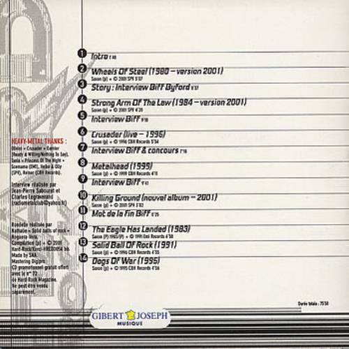 Saxon Saxon 25 Ans CD album (CDLP) French SAXCDSA224885