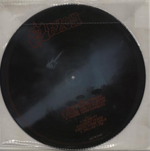 Saxon Strong Arm Of The Law picture disc LP (vinyl picture disc album) UK SAXPDST762971