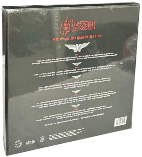 Saxon The Eagle Has Landed 40 Live - Sealed Vinyl Box Set UK SAXVXTH872658