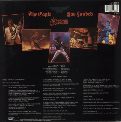 Saxon The Eagle Has Landed Live vinyl LP album (LP record) UK SAXLPTH573666