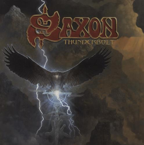 Saxon Thunderbolt - Red Vinyl vinyl LP album (LP record) UK SAXLPTH887986