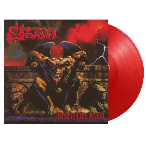 Saxon Unleash The Beast - Solid Red Vinyl 180 Gram - Numbered Edition vinyl LP album (LP record) UK SAXLPUN869448