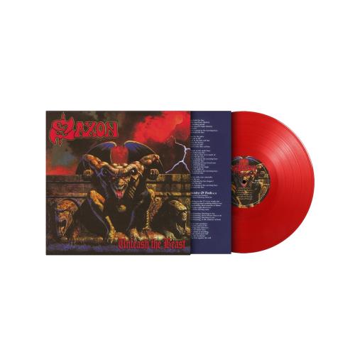 Saxon Unleash The Beast - Solid Red Vinyl 180 Gram - Numbered Edition vinyl LP album (LP record) UK SAXLPUN869448