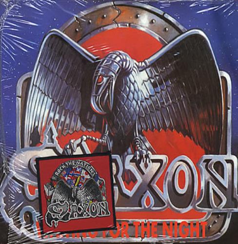 Saxon Waiting For The Night + Patch - Sealed 12" vinyl single (12 inch record / Maxi-single) UK SAX12WA39423