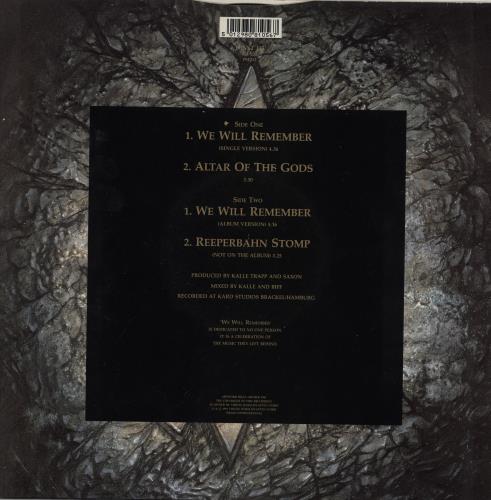 Saxon We Will Remember 12" vinyl single (12 inch record / Maxi-single) UK SAX12WE757929