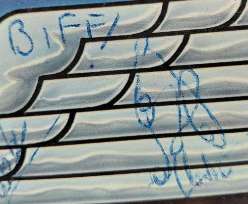 Saxon Wheels Of Steel - Autographed vinyl LP album (LP record) UK SAXLPWH224359