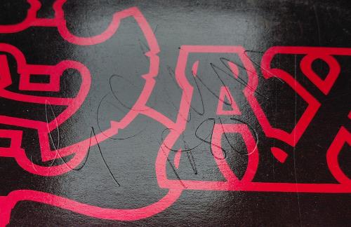 Saxon Wheels Of Steel - Autographed vinyl LP album (LP record) UK SAXLPWH224359