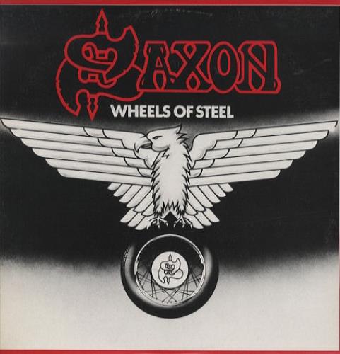 Saxon Wheels Of Steel vinyl LP album (LP record) Japanese SAXLPWH34294