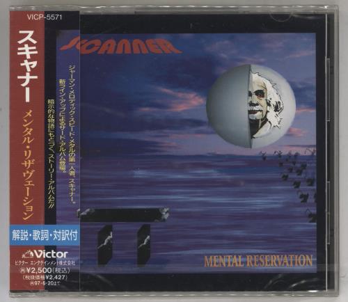 Scanner Mental Reservation - Promo + Obi - Sealed CD album (CDLP) Japanese VCKCDME731983