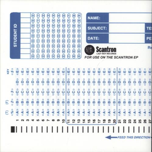 Scantron Palamino Blackwing - Test Pressing 7" vinyl single (7 inch record / 45) US 0-707PA892762