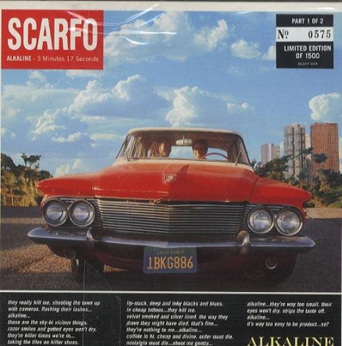 Scarfo Alkaline 7" vinyl single (7 inch record / 45) UK SFO07AL272799