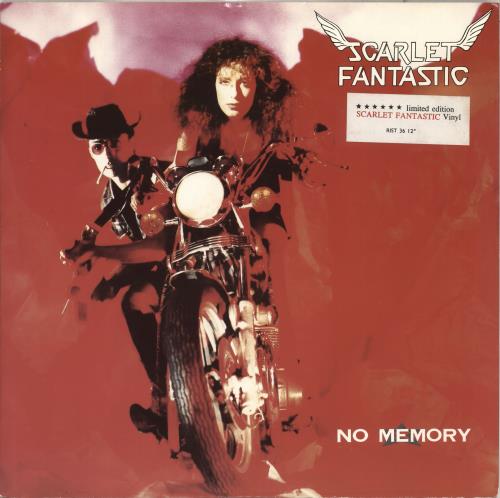 Scarlet Fantastic No Memory - Red Vinyl 12" vinyl single (12 inch record / Maxi-single) UK SCF12NO16673