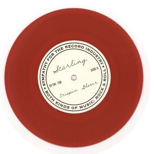 Scarling Crispin Glover - Red Vinyl 7" vinyl single (7 inch record / 45) US ZCJ07CR719867