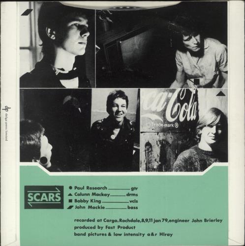 Scars Adult/ery / Horrorshow - EX 7" vinyl single (7 inch record / 45) UK ARS07AD683632