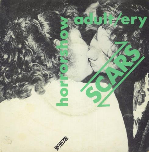 Scars Adult/ery / Horrorshow - VG 7" vinyl single (7 inch record / 45) UK ARS07AD870241