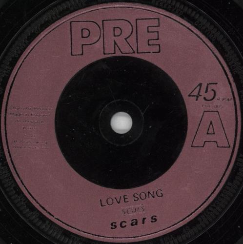 Scars Love Song 7" vinyl single (7 inch record / 45) UK ARS07LO461424