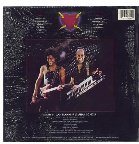Schon & Hammer Untold Passion vinyl LP album (LP record) US S+HLPUN770166
