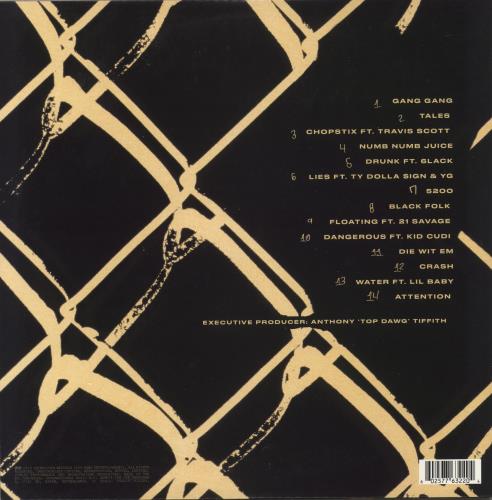 Schoolboy Q Crash Talk vinyl LP album (LP record) UK 4CQLPCR869588