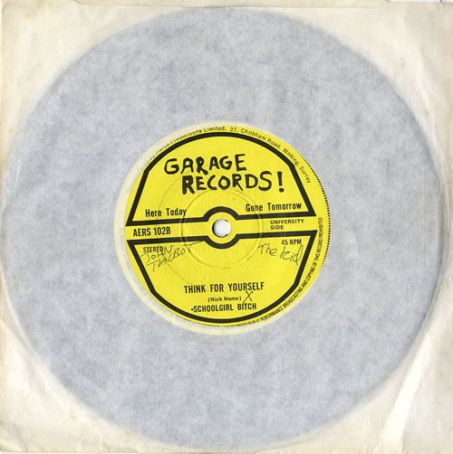 Schoolgirl Bitch Abusing The Rules - Autographed 7" vinyl single (7 inch record / 45) UK WGI07AB609754