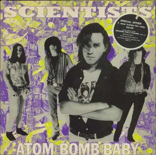 Scientists Atom Bomb Baby - Stickered 12" vinyl single (12 inch record / Maxi-single) UK SF912AT805908
