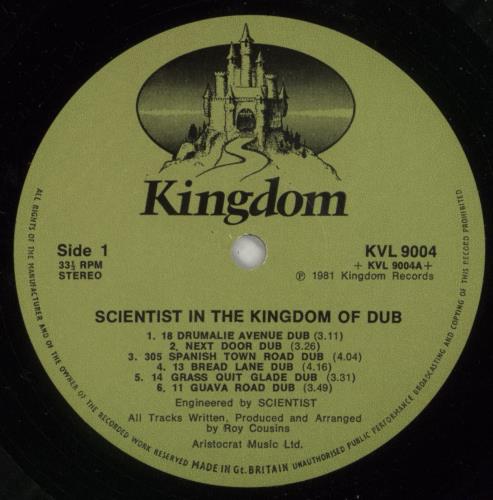 Scientist In The Kingdom Of Dub - EX vinyl LP album (LP record) UK S0YLPIN872280