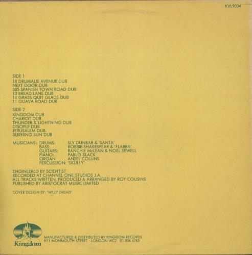 Scientist In The Kingdom Of Dub - EX vinyl LP album (LP record) UK S0YLPIN872280