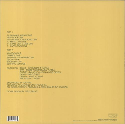 Scientist In The Kingdom Of Dub vinyl LP album (LP record) UK S0YLPIN843196