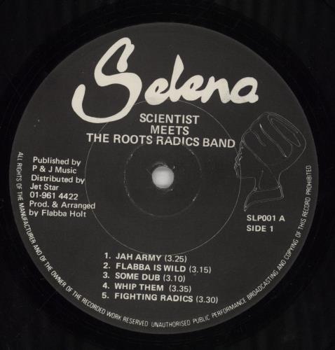Scientist Scientist Meets The Roots Radics vinyl LP album (LP record) UK S0YLPSC855914