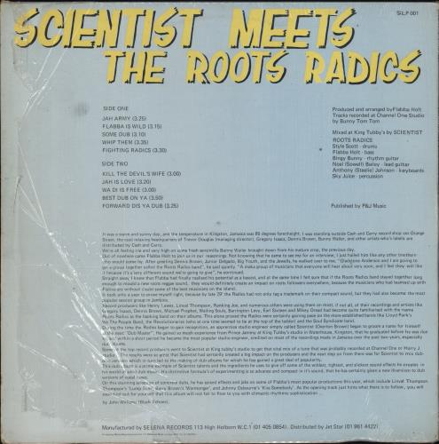 Scientist Scientist Meets The Roots Radics vinyl LP album (LP record) UK S0YLPSC855914