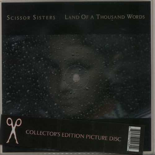 Scissor Sisters Land Of A Thousand Words shaped picture disc (picture disc vinyl record) UK SS1SHLA381524