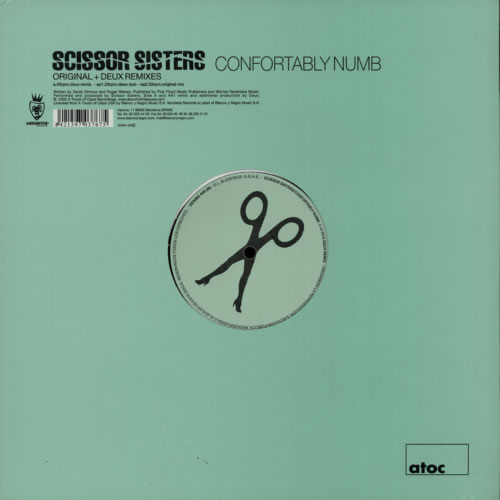 Scissor Sisters Comfortably Numb Spanish 12" vinyl single (12 inch