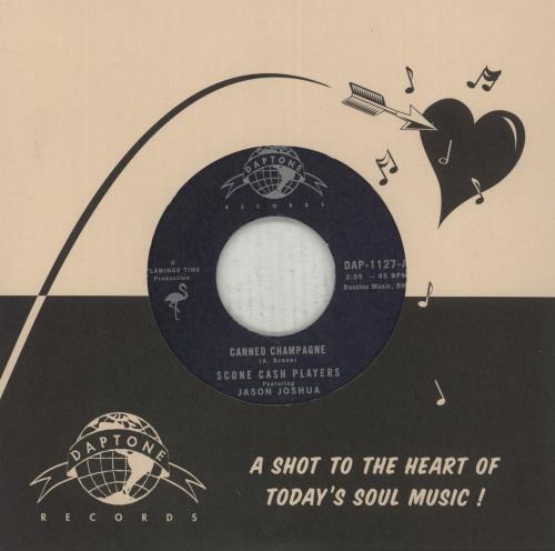Scone Cash Players Canned Champagne - Random Colour Vinyl 7" vinyl single (7 inch record / 45) US 9FO07CA883512