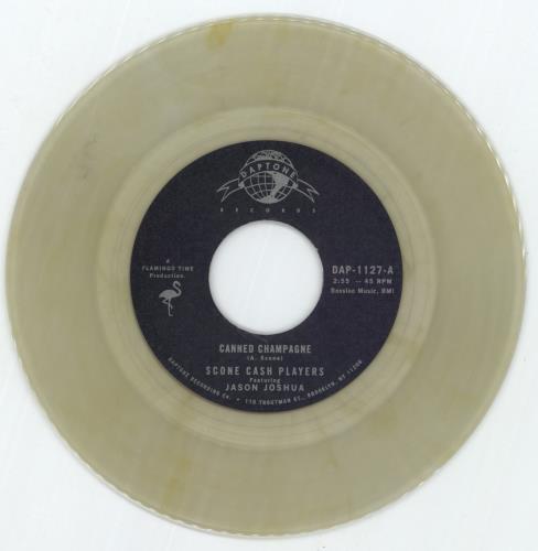 Scone Cash Players Canned Champagne - Random Colour Vinyl 7" vinyl single (7 inch record / 45) US 9FO07CA883512
