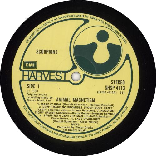 Scorpions Animal Magnetism - 1st vinyl LP album (LP record) UK SCOLPAN729043
