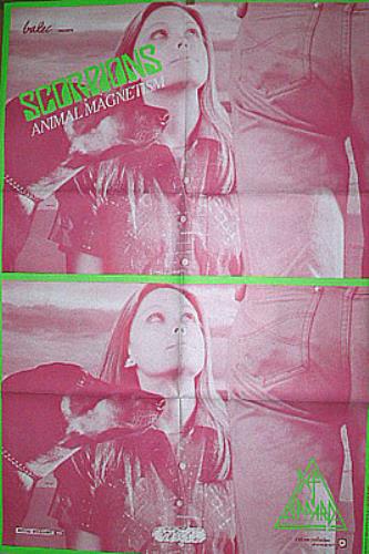 Scorpions Animal Magnetism poster French SCOPOAN385985