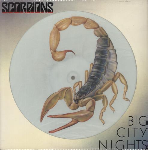 Scorpions Big City Nights - EX 12" vinyl picture disc (12 inch picture record) UK SCO2PBI849511