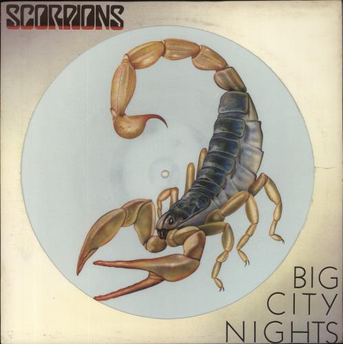 Scorpions Big City Nights - EX 12" vinyl picture disc (12 inch picture record) UK SCO2PBI849511