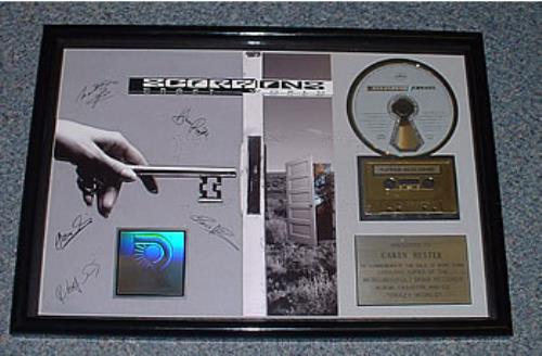 Scorpions Crazy World award disc US SCOAWCR263391