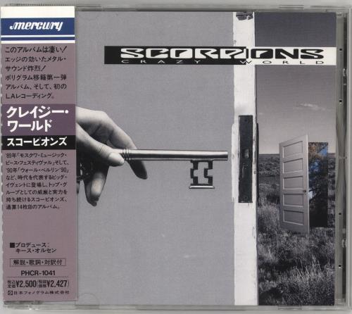 Scorpions Crazy World CD album (CDLP) Japanese SCOCDCR706804