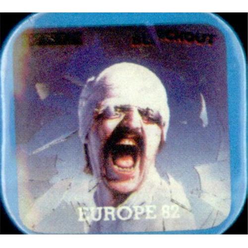 Scorpions Europe 82 badge UK SCOBGEU425567