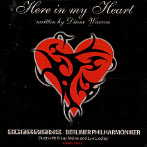 Scorpions Here In My Heart CD-R acetate UK SCOCRHE247604