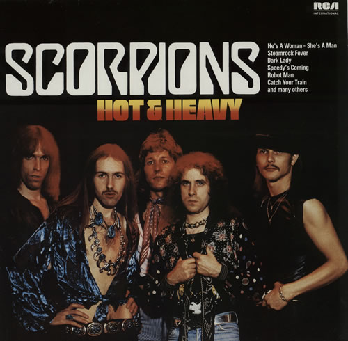 Scorpions Hot & Heavy vinyl LP album (LP record) German SCOLPHO574114