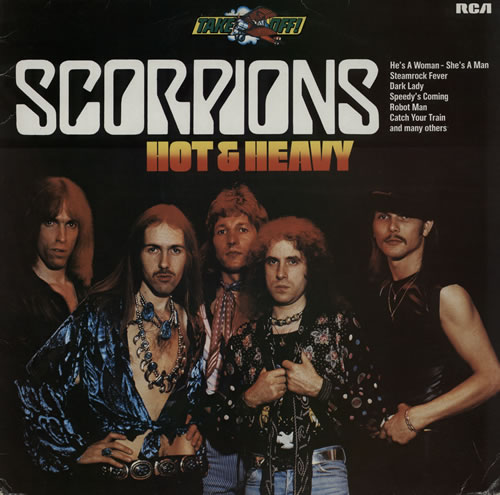Scorpions Hot & Heavy vinyl LP album (LP record) German SCOLPHO578352
