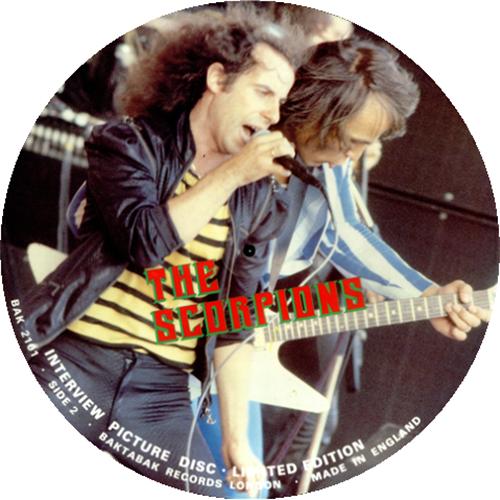 Scorpions Interview picture disc LP (vinyl picture disc album) UK SCOPDIN415010